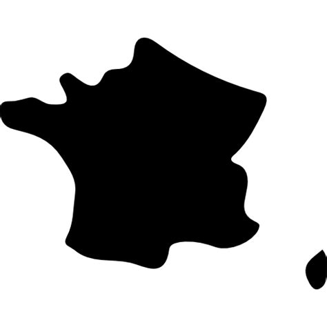 Simple black and white outline map of the 13 regions. Download France Country Map Black Shape for free | France country, Country maps, Vector photo