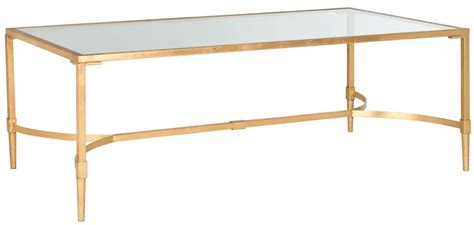 Designer Gold Coffee Table With Tempered Glass Top Coffee Table Gold