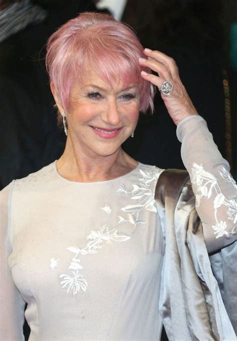 Helen Mirren Dyed Her Hair Pink Because Shes Obsessed