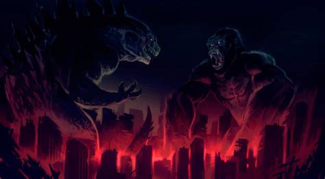 Image gallery for the film godzilla vs. King Kong vs Godzilla Artwork Wallpaper, HD Artist 4K ...