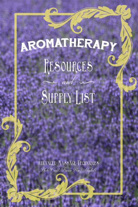 It involves therapists firmly placing their finger tips on the core targeted body parts. Aromatherapy Resources - Advanced Massage Techniques