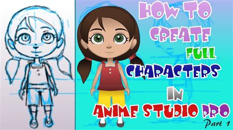 1 How To Create Characters In Anime Studio Pro Basic Constuction