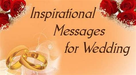 Inspirational Messages For Wedding Inspirational Marriage Wishes