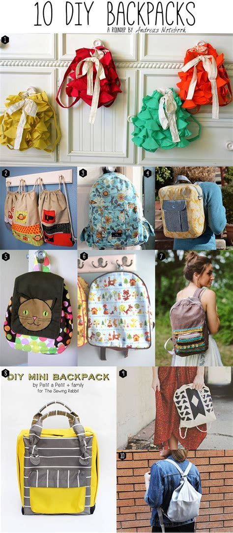 20 Backpack Tutorials Total Backpack Tutorial Diy Backpack Diy Bags