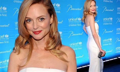 Heather Graham In A Strapless Gown For Unicef Snowflake Ball Daily