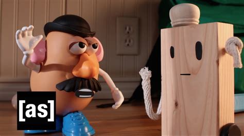 The Toy Story Characters Meet A Swedish Creativity Object Named Pinko On Robot Chicken
