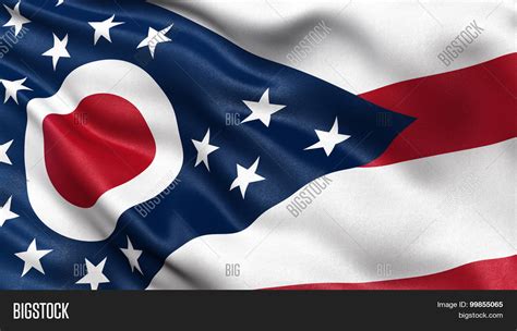 Us State Flag Ohio Image And Photo Free Trial Bigstock