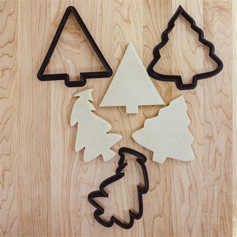 Christmas Tree Cookie Cutter Set Of Three Etsy