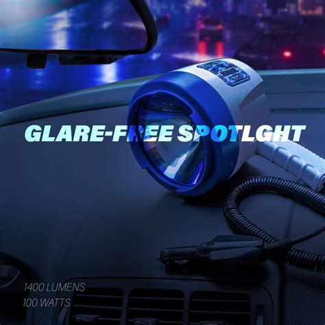 GOODSMANN Marine Spotlight Corded Handheld Corded Spot Lights for Boats