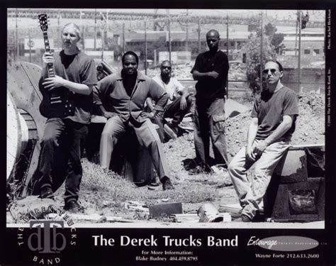 Derek Trucks Band Vintage Concert Photo Promo Print 2000 At Wolfgangs