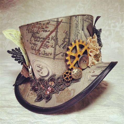 Mad Hatter Alice In Wonderland Steampunk Hat By Oohlalaboudoir