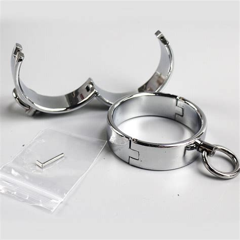 Bondage Handcuffs Ankle Metal Locked Bdsm Adult Roleplay Restraint Slave Shackle Ebay