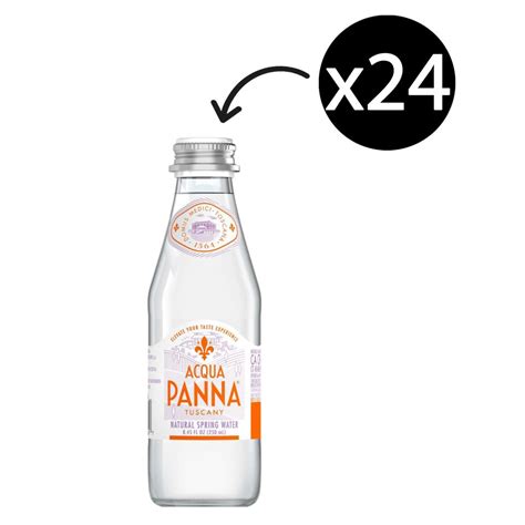 Acqua Panna Still Mineral Water Glass Bottle 250ml 24 Winc