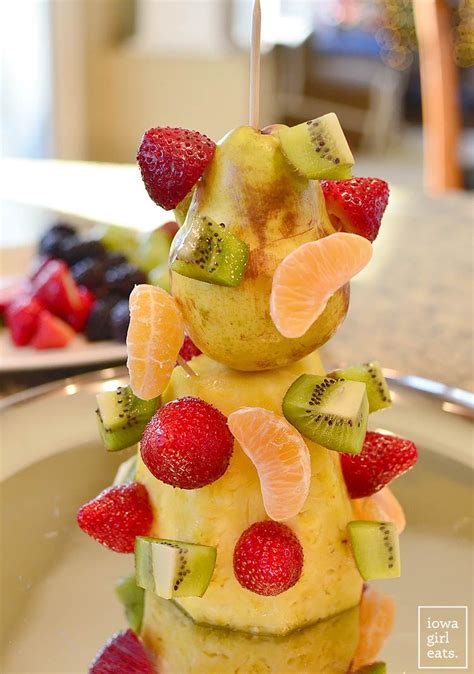 Serving fruit vegetable salad ceramics bowl kitchen food dessert dish plate. Santa Fruit Appetizer - Grinch Santa Hats, fruit kabobs ...
