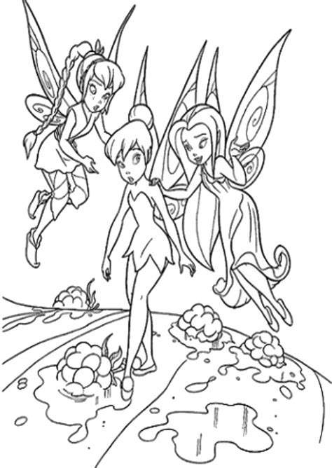 Coloriage a imprimer ondine et noa portent secours a clochette gratuit