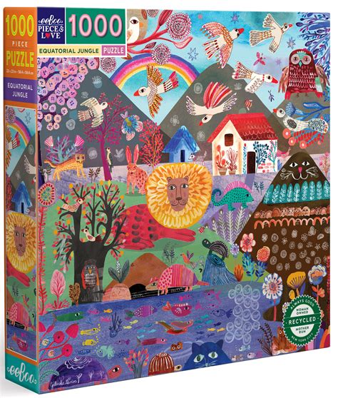 Equatorial Jungle, 1000 Pieces, eeBoo | Puzzle Warehouse