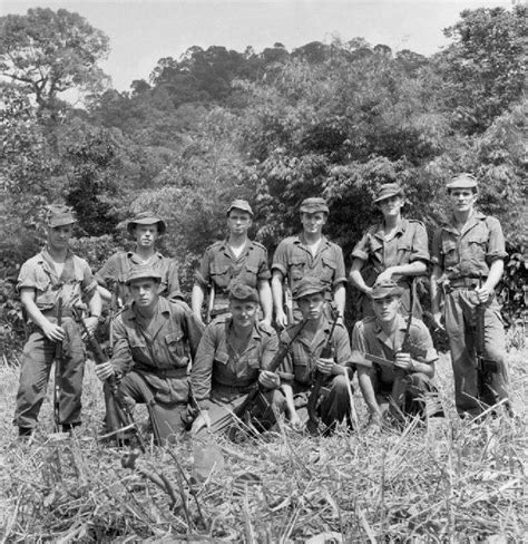 November 1957 Photograph Of A Group Of 22 Sas Troops In Malaya During