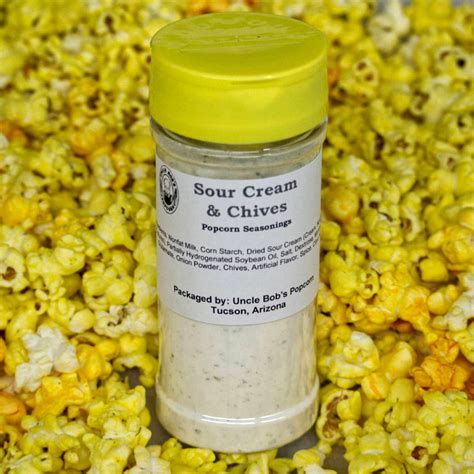 Sour Cream And Chives Popcorn Seasoning Online Popcorn Flavors And