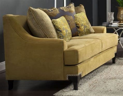 Viscontti Gold Living Room Set From Furniture Of America