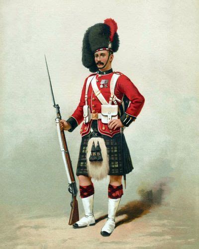 42nd Royal Highland Regiment 1875 British Army Uniform British