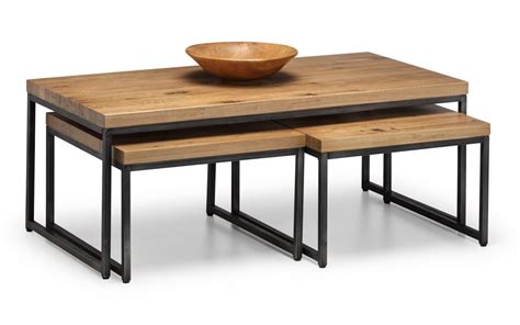 Nesting tables coffee, console, sofa & end tables : Brooklyn Nesting Coffee Tables | Julian Bowen Limited