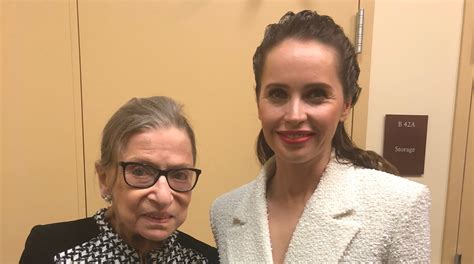 Felicity Jones Meets Up With Ruth Bader Ginsburg Who She Plays In On