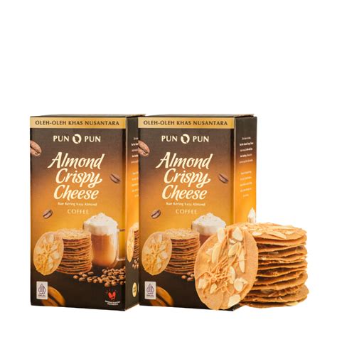 Jual Double Almond Crispy Cheese Coffe Punpun Shopee Indonesia