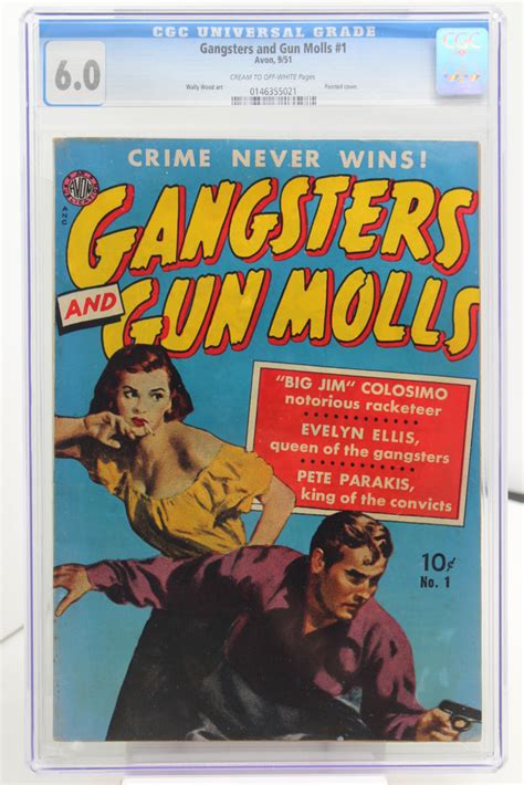 Gangsters And Gun Molls 1 Cgc 60 Painted Cover On Ice Ice Collectibles
