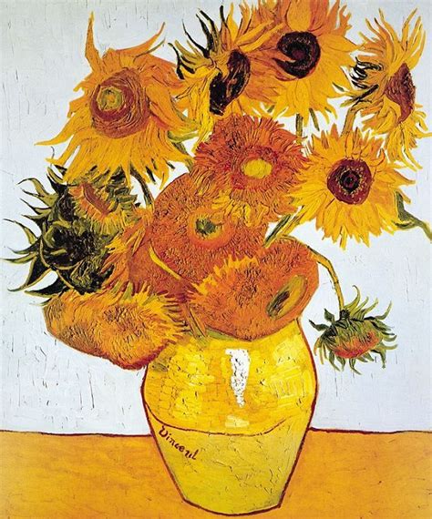 Sunflower Paintings By Famous Artists Lishavemura