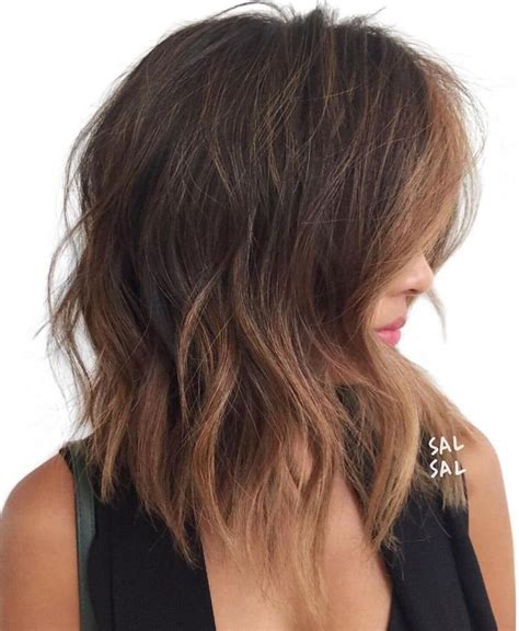 60 Most Magnetizing Hairstyles For Thick Wavy Hair Angled Bob