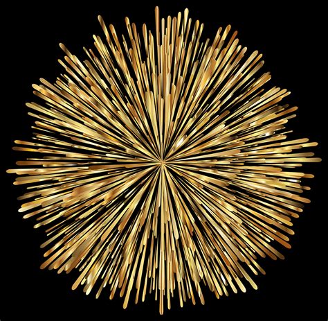 Fireworks Fireworks Holidays Gold New Year Png Pngwing
