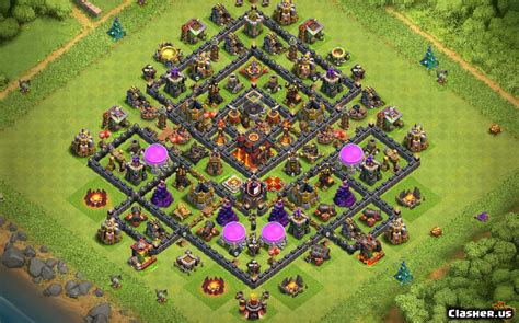 [Town Hall 10] TH10 Farm, Trophy base v19 [With Link] [10-2019] - War