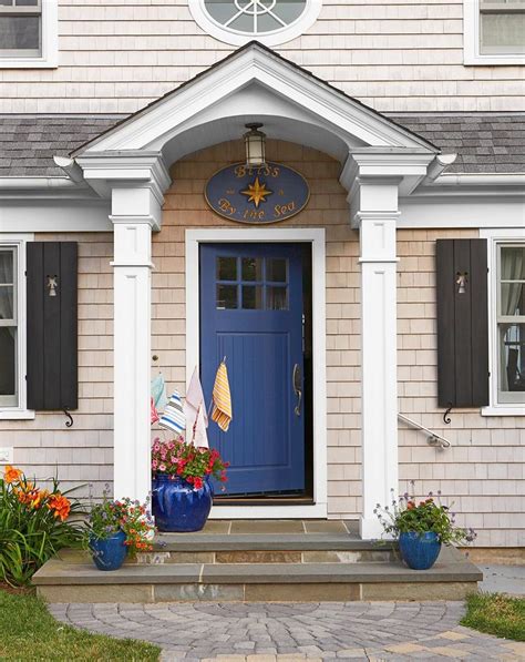 21 Blue Front Door Colors To Inspire An Update For Your Home Cottage