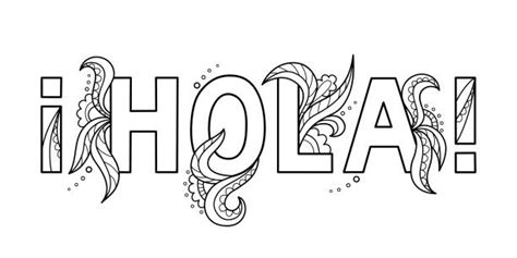 Spanish Language Hola Illustrations Royalty Free Vector Graphics