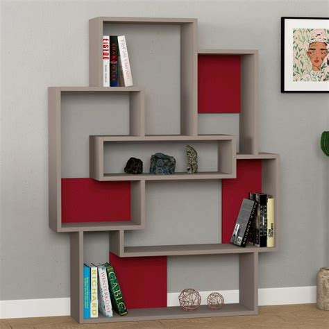 If you work from home. Matthew Modern Geometric Bookcase | Creative bookcases ...