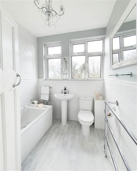 With its dark wood vanity. 40+ Grey bathroom ideas - grey and white bathrooms, grey ...