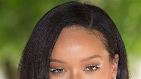Rihanna Wears White Eyeliner And Fenty Beauty Makeup To Louis Vuitton