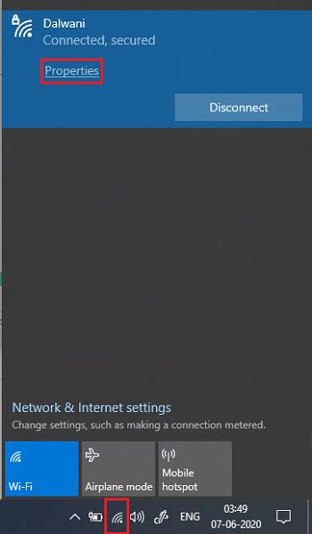 Learn how to set up wireless click to open the specific instructions below. How to check WiFi Security type in Windows 10