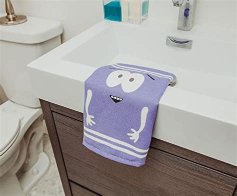 South Park Towelie Hand Towel 24 Inch Blue Cotton Bath And Kitchen