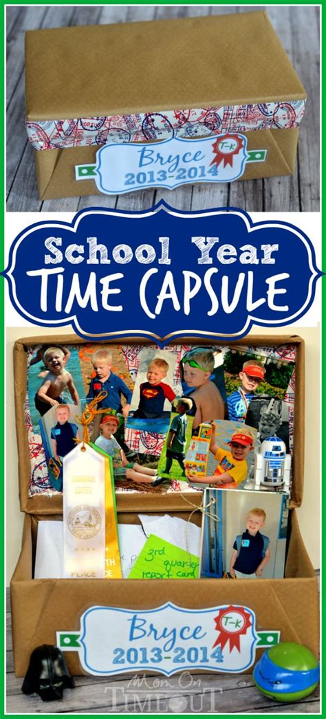 School Year Time Capsule Makeamazing Mom On Timeout Time Capsule