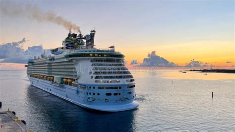 The Royal Caribbean Cruise Ship Freedom Of The Seas In Nassau Bahamas Editorial Stock Image