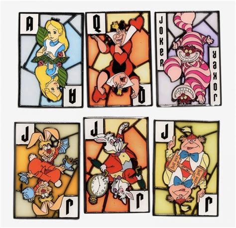 Disney Alice In Wonderland Cards Blind Box Pins At Hot Topic Disney