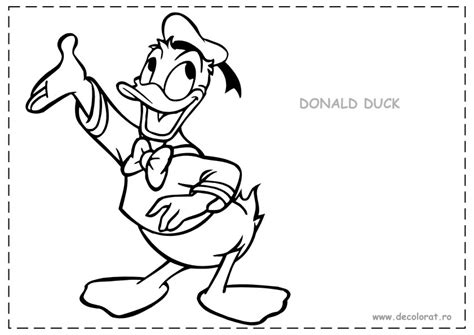 Planse De Colorat Cu Donald Duck De Colorat P49 Images And Photos Finder