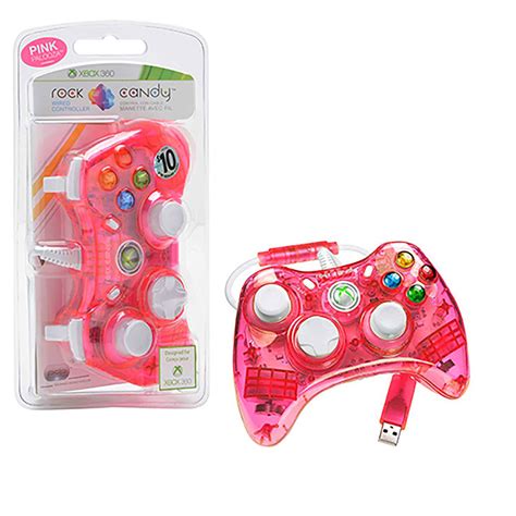Xbox 360 Controller Rock Candy Pink Pdp Xbox 360 Controller
