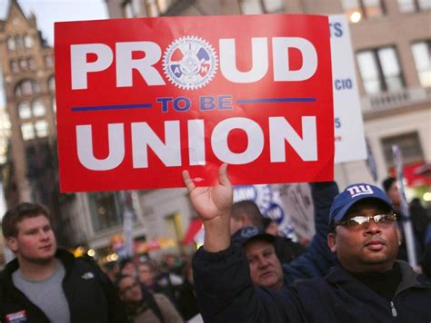 Union (set theory), in mathematics, a fundamental operation on sets. The states with the largest unionized work forces - NBC News