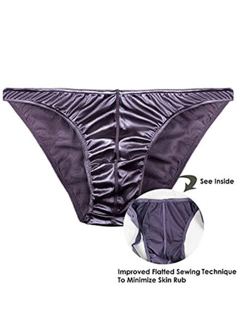 Buy Barbra Mens Satin Bikini Briefs Panties S To 3xl Silky Sexy Mens