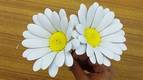 How To Make Flowers With Foam Sheet 🌸 Diy Foam Flower Making At Home 🌸