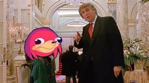 The wea meme spit on the queen this is the fake queen honey addicted man do u know da way you do not know the way follow the queen she knows the wea you need to have ebola he does not know the way he you do not know the way | ugandan knuckles tribe! Meme Ugandan Knuckles - Do You Know The Way Donald Trump ...
