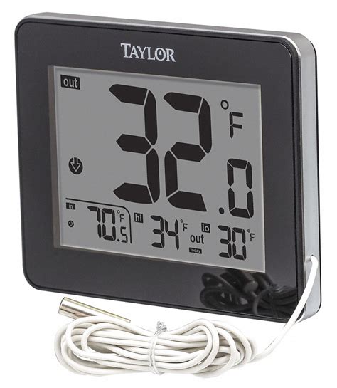 Taylor Digital Thermometer Outdoor Temperature 10 Ft Probe 48ta31