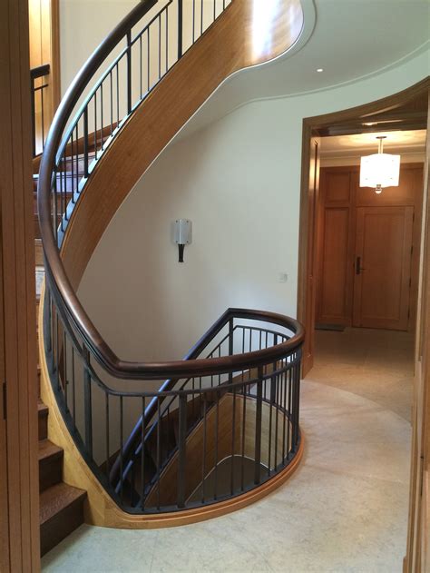 Curved Stairs 5 Hl Stairs Custom Handcrafted Staircases Serving